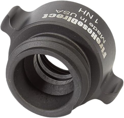 Aluminum Garden Hose Thread Female to 1" Male NH Adapter in Kuwait