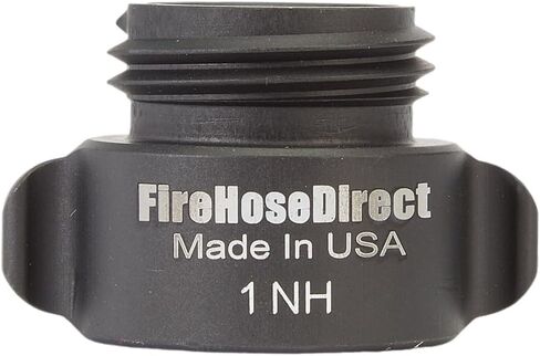 Aluminum Garden Hose Thread Female to 1" Male NH Adapter in Kuwait