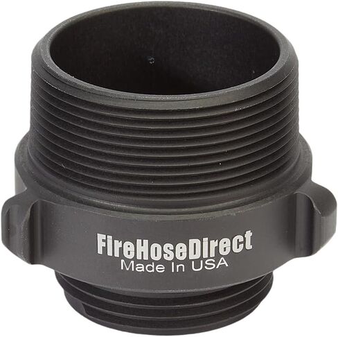 FireHoseDirect Aluminum 2 inch NPT to 1 1/2 inch NH Double Male Fire Hose Adapter in Kuwait