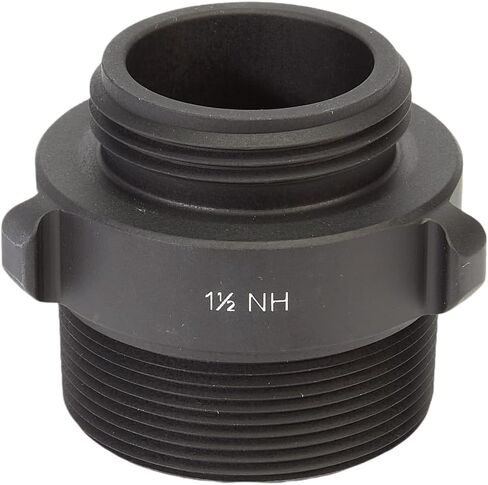 FireHoseDirect Aluminum 2 inch NPT to 1 1/2 inch NH Double Male Fire Hose Adapter in Kuwait