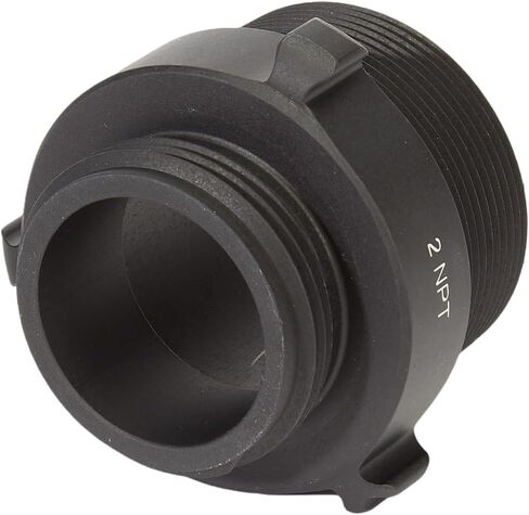 FireHoseDirect Aluminum 2 inch NPT to 1 1/2 inch NH Double Male Fire Hose Adapter in Kuwait