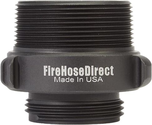 FireHoseDirect Aluminum 2 inch NPT to 1 1/2 inch NH Double Male Fire Hose Adapter in Kuwait