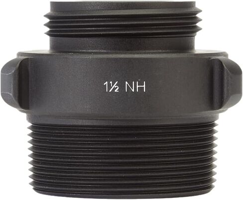 FireHoseDirect Aluminum 2 inch NPT to 1 1/2 inch NH Double Male Fire Hose Adapter in Kuwait