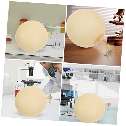 Gas Sampling Latex Bladder Balloon 4Pcs Reusable Laboratory Gas Collector for Environmental and Industrial Collection 14.17In Length in Kuwait