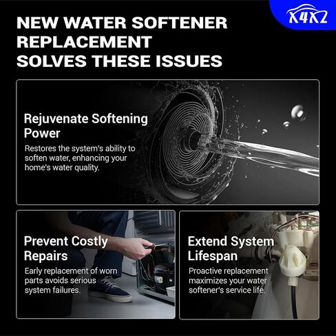 7187065 Water Softener Nozzle & Venturi Assembly for Kenmore, Morton, GE, Whirlpool, NorthStar, Rheem, EcoWater, Bosch, TapworksI, Viessmann, Trrnnity - Replaces 7214969, 7165704, 7238450, WS15X10027 in Kuwait
