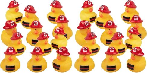 Fun Express Thin Red Line Rubber Duckies - Toys - 12 Pieces in Kuwait