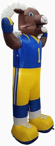 Los Angeles Rams Inflatable Mascot in Saudi Arabia