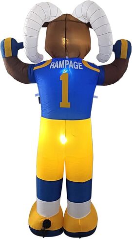 Los Angeles Rams Inflatable Mascot in Saudi Arabia