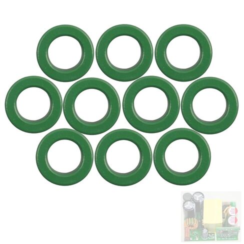 10 Pack Toroidal Ferrite Cores Compatible with FT-82-43 Ferrite Toroidal Cores| Reduces RFI EMI RF HF Line Suppression and Signal Loss in Power Transformers in Saudi Arabia