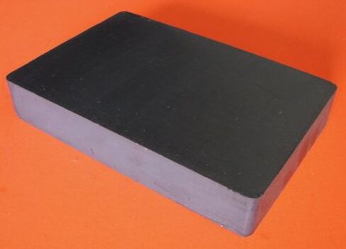 Ceramic Magnet Block 6" x 4" x 1" – Grade C8 Hard Ferrite Magnet for Heavy-Duty Industrial Use, DIY Projects, and Magnetic Applications – High Heat & Corrosion Resistant in Saudi Arabia