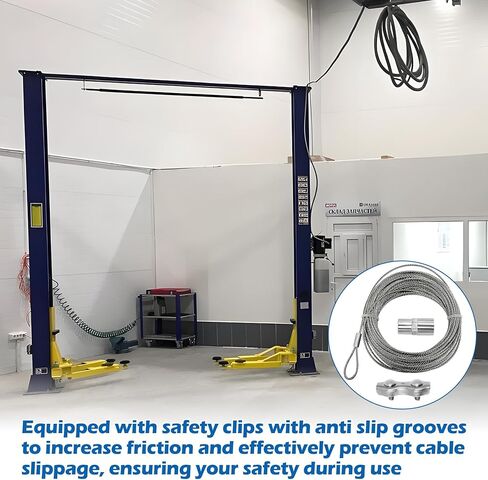 FJ7595-1 Lock Latch Release Cable & Clamp Fit Compatible with Rotary Dual-Path Lifts, Applicable to SP7/ SPO7/ SPOA7/ SPO88/ SPO9/ SPO10, replacing FJ7594-1 in Kuwait