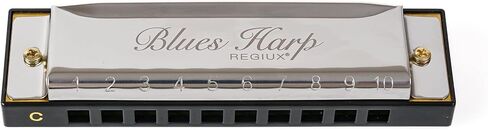 Blues Harp Diatonic Harmonica, 10-Hole Key of C, Beginner Harmonica for Students & Adults, with Protective Case in Kuwait