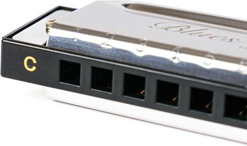 Blues Harp Diatonic Harmonica, 10-Hole Key of C, Beginner Harmonica for Students & Adults, with Protective Case in Kuwait