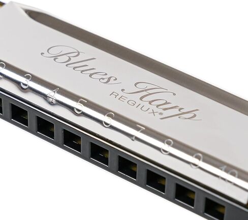 Blues Harp Diatonic Harmonica, 10-Hole Key of C, Beginner Harmonica for Students & Adults, with Protective Case in Kuwait
