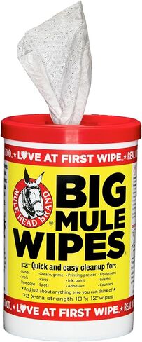 XL Heavy-Duty Cleaning Wipes – All-Purpose Wipes for Garage, Grease, Ink, Paint & More – Home Cleaning, Car Interiors, Indoor and Outdoor Surfaces in Saudi Arabia