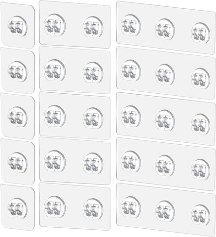 15 قطعة بديلة لاصقة لعلبة الدش، لاصقة لرف الدش بدون حفر، خطافات لاصقة قوية لاستبدال أرفف الدش ومنظم رفوف المطبخ in Kuwait