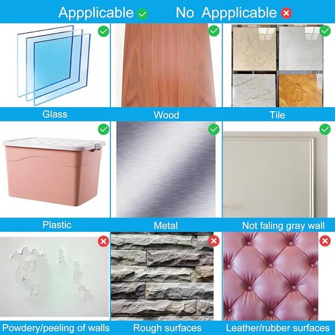 15 قطعة بديلة لاصقة لعلبة الدش، لاصقة لرف الدش بدون حفر، خطافات لاصقة قوية لاستبدال أرفف الدش ومنظم رفوف المطبخ in Kuwait