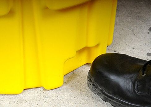 أسطوانة تعبئة مفتوحة الرأس، بولي بروبيلين، 30 جالون، غير مُبطن، أصفر in Kuwait