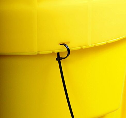 أسطوانة تعبئة مفتوحة الرأس، بولي بروبيلين، 30 جالون، غير مُبطن، أصفر in Kuwait