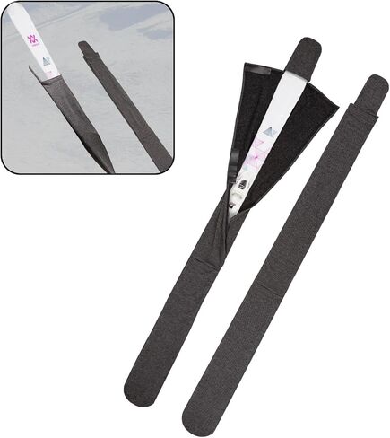 Snow Skis Protection Soft Sleeve Cover Wide Open,Adjustable Snow Skis Protector Cover,Fit in Snow Skis Storage Transport Protection,Gift for Snowboarders,Suitable for 140 to 185 Snowboards,S/M/L in Saudi Arabia