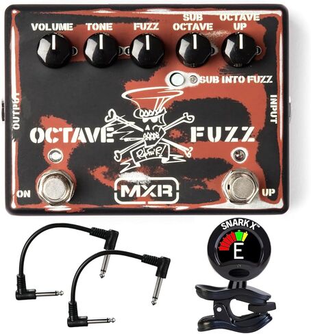 MXR SF01 Slash Octave Fuzz Pedal - Bundle with 2 Patch Cables and Snark-X Tuner in Saudi Arabia
