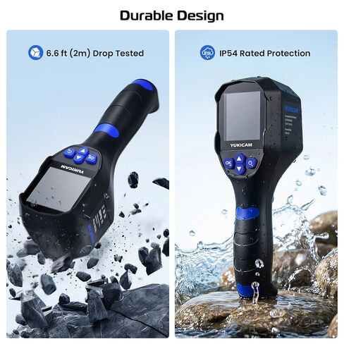 Thermal Camera for Home Inspection, 240×240 Infrared Thermal Imaging Camera with Dual-Light Fusion, Smart Modes, 25Hz IR Camera, -4°F to 1022°F Handheld Thermal Imager for Water Leaks, HVAC,Electrical in Saudi Arabia