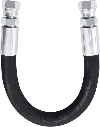 مجموعة خرطوم هيدروليكي 3/8 بوصة، 12 بوصة، مع تركيبات دوارة أنثى 3/8 بوصة JIC 37 درجة (طرفين)، SAE 100R2AT 2 سلك جديلة، 4785 رطل لكل بوصة مربعة، -40 درجة فهرنهايت إلى +250 درجة فهرنهايت in Kuwait