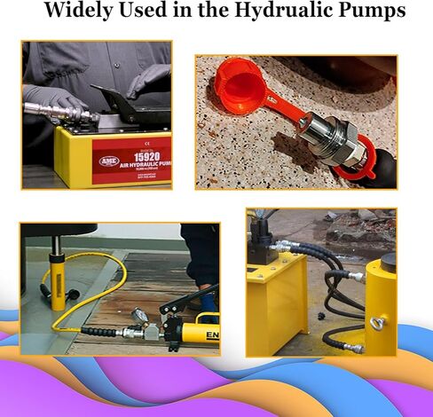 2 Sets 3/8"NPT Hydraulic Quick Connect-Disconnect Coupler 10,000 PSI High Pressure Replaces Enerpac C-604 w/Dust Caps in Kuwait