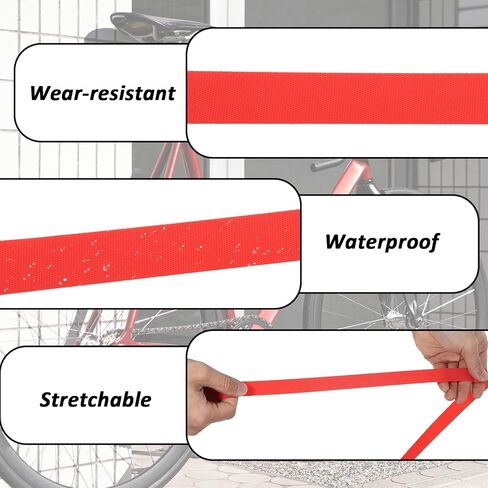 2PCS Bicycle Rim Tape Bike Tire Liner Bicycle Rim Strip High-Pressure & Puncture Resistant Inner Tube Protection Pad for Mountain & Road Bikes in Saudi Arabia