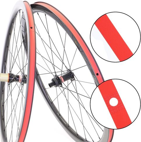 2PCS Bicycle Rim Tape Bike Tire Liner Bicycle Rim Strip High-Pressure & Puncture Resistant Inner Tube Protection Pad for Mountain & Road Bikes in Saudi Arabia