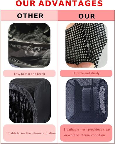 خيمة هدف Airsoft محمولة - سوداء - غير مميتة مع مصيدة BB - قم بإعادة تدوير الذخيرة الداخلية والخارجية in Kuwait