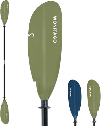 مجداف كاياك مع عمود من الألياف الزجاجية وشفرة بلاستيكية، مجذاف كاياك قابل للتعديل، 86-94 بوصة (220-240 سم)، 94-102 بوصة (240-260 سم)، 102-110 بوصة (260-280 سم) in Kuwait