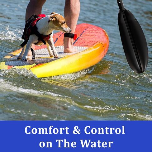 مجذاف كاياك للقوارب، مجداف كاياك قابل للتعديل من سبيكة عمود التجديف والقوارب والتجديف مع مقود مجداف للبالغين والرجال والنساء والصيد في الهواء الطلق والسفر على نهر البحيرة in Kuwait