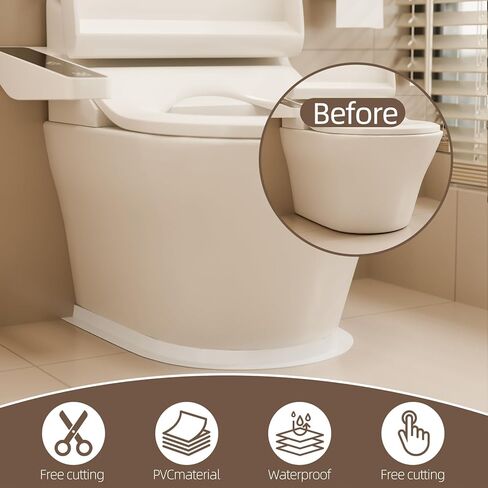 Peel and Stick Waterproof Caulking Tape 1.5Inch x 10.5FT, Self Adhesive Bathroom Kitchen Seal Strip Gap Cover for Sink Tub Toilet Countertop Tile Wallpaper Edge Trim, Renter Friendly Easy Install in Saudi Arabia