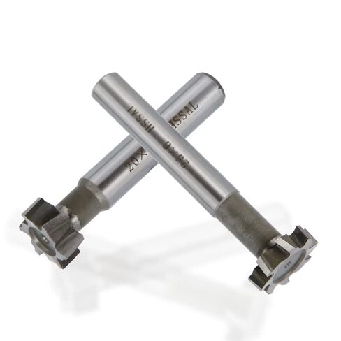 1pcs T Slot Cutter End Mill 10 12 16 20 30 32mm Router Bit HSS for Cutting Aluminum Alloy Wood Tungsten Steel 4 Flutes Milling in Saudi Arabia