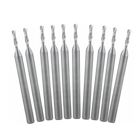 10pcs/lot Ball Nose End Mills 3.175 1.5 6mm 2 Flute CNC Bits Used in Cutting and Engraving in Saudi Arabia
