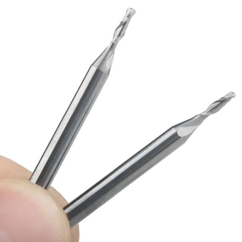 10pcs/lot Ball Nose End Mills 3.175 1.5 6mm 2 Flute CNC Bits Used in Cutting and Engraving in Saudi Arabia