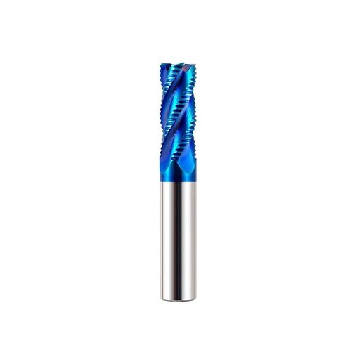 1pcs 4 Flute Roughing End Mill Carbide Milling Cutter 4mm-12mm Spiral CNC Router Bit Metal Tool in Saudi Arabia