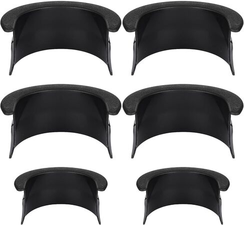 6pcs Plastic Pocket Liner for Pool Table, Billiard Table Pocket Liners Replacement for Home Bar Use, Black in Saudi Arabia