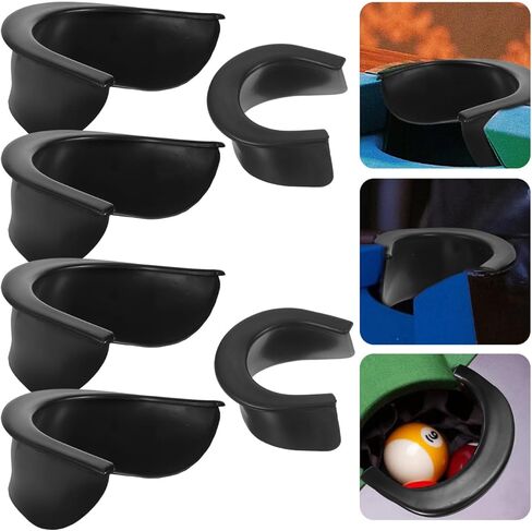 ibasenice Replaceable Billiard Pocket Liner 6Pc Durable Pool Table Pocket Liners Small Snooker Hole Inserts Protective Pool Table Accessories Kit in Saudi Arabia