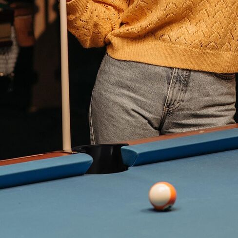 6pcs Pool Table Pockets, Plastic Billiard Table Pocket Liner Replacement for Home Bar Use, Billiards Accessories in Saudi Arabia