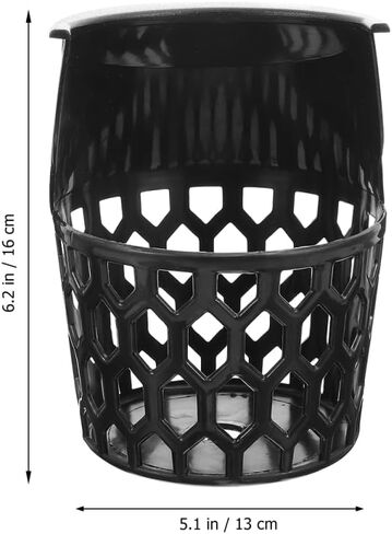 BESTonZON Billiard Basket Drop Ball Net for Pool Table 6.29 Inch Plastic Storage Holder Catching Billiard Balls Game Room Accessory in Saudi Arabia