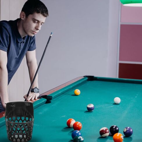 BESTonZON Billiard Basket Drop Ball Net for Pool Table 6.29 Inch Plastic Storage Holder Catching Billiard Balls Game Room Accessory in Saudi Arabia