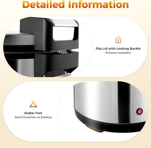 جهاز تسخين الأرز التجاري، سخان طعام كهربائي عالي التحمل سعة 100 كوب مع ملعقة أرز وغطاء مفصلي، درجة حرارة قابلة للتعديل، مع وظيفة دافئة للمطاعم، وتقديم الطعام، والحفلات، وعاء داخلي غير لاصق in Kuwait