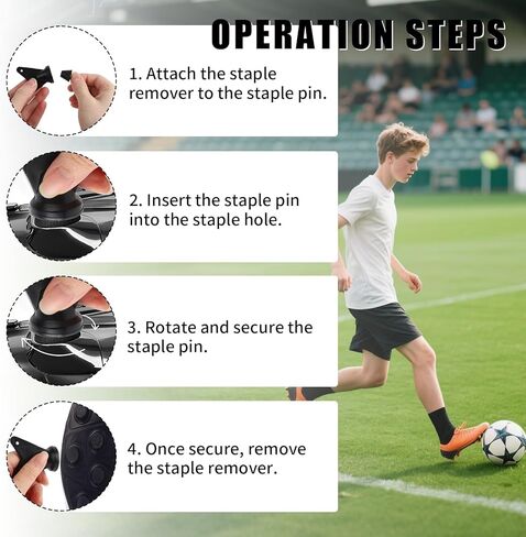 12pcs Football Boot Studs, 0.51in & 0.63in Plastic Soccer Cleats Replacement Spikes with Nail Remover Rugby Soccer Screw-in Spikes for Firm Surfaces Outdoor Athletic Training in Saudi Arabia