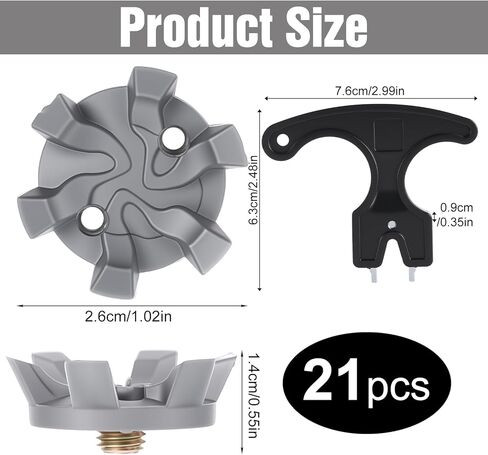 Ouligay 21 PCS Golf Spikes Set Includes 20 PCS Golf Spikes Replacement 1 Black Cleats Spanner Golf Shoe Spike Metal Thread Screw 6 Mm Dia Cleats Spike for Lawn Cricket Shoe Player Lover in Saudi Arabia