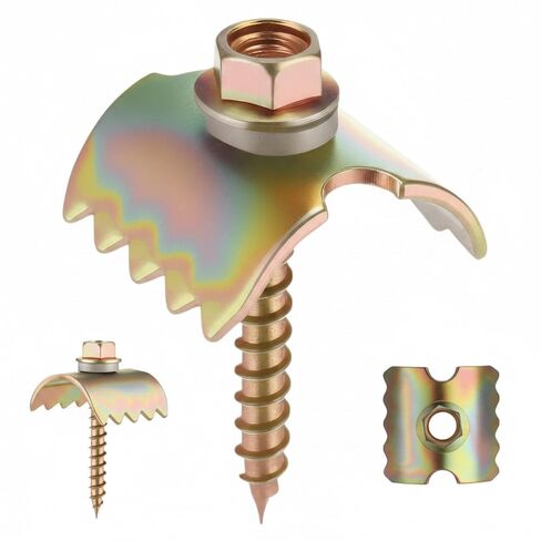 200 Pcs Fence Staples for Wire Reusable Barbed Fence Fasteners Nails for Mesh and Woven Fencing, Metal Grid, Quick Installation with Electric Drill (2 Inch) in Kuwait