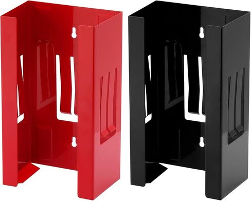 EMENTOL 2PCS Magnetic Glove/Tissue Dispenser Holder Set, Red and Black Glove Dispenser Wall Mount, Mount Onto Tool Box or in Workshops in Saudi Arabia