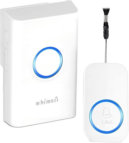 جهاز استدعاء الرعاية، زر اتصال الطوارئ اللاسلكي لكبار السن/كبار السن، المعاقين في المنزل، 500 قدم +، نظام تنبيه المكالمات المنزلية للممرضات SOS in Kuwait