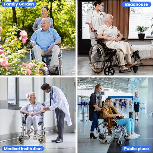 Chair Alarm for Elderly & Dementia Patients, Briidea Wheelchair Alarm with Sound & Light Alerts, Fall Prevention, Easy to Clean, Enhanced Safety Protection in Saudi Arabia